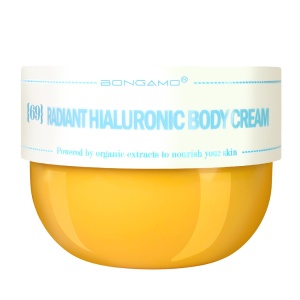 Crema de corp radianta cu acid hialuronic Bongamo, 200 ml