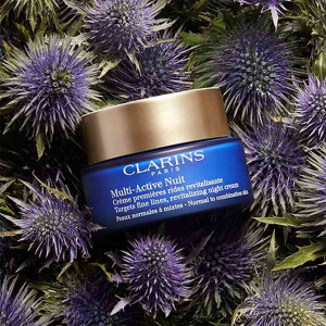 Crema de noapte Clarins, antioxidanta Multi Active, pentru ten normal si uscat - Img 2