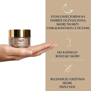Crema de noapte Hyaluron Filler + Elasticity, 50 ml, Eucerin