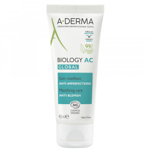 Crema matifianta anti-imperfectiuni A-Derma Biology AC, 40 ml