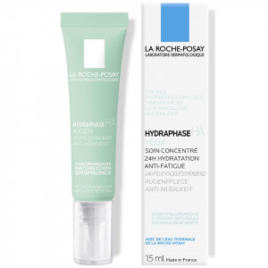 Crema pentru conturul ochilor intens hidratanta La Roche-Posay Hydraphase HA, 15 ml