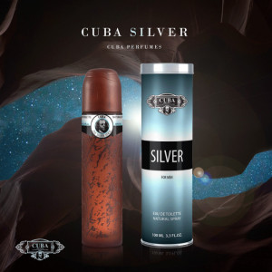 Cuba Silver, Apa de Toaleta, Barbati, 100 ml - Img 2
