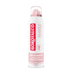 Deodorant Spray antiperspirant Invisible Pink, 150 ml, Borotalco