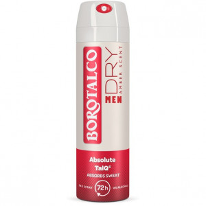 Deodorant Spray Borotalco Men Amber, 150 ml