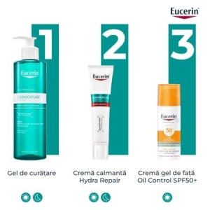 Fluid pentru fata hidratant Dermo Pure Eucerin, 40 ml