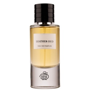 Fragrance World Leather Oud, Apa de Parfum, Unisex, 80 ml