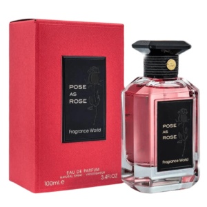 Fragrance World Pose As Rose, Apa de Parfum, Femei
