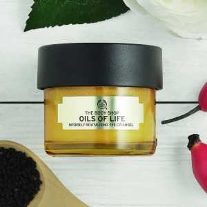 Gel pentru ochi  intens revitalizant The Body Shop Oils Of Life, 20 ml