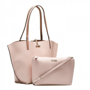 Guess, Geanta shopper reversibila cu etui detasabil Alby