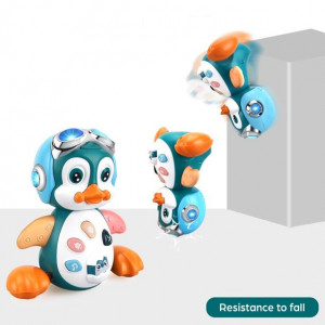 Jucarie interactiva Pinguin cu sunete si lumini