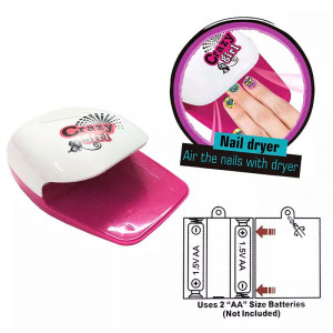 Kit pentru pictat si decorat unghiile Nails Art roz