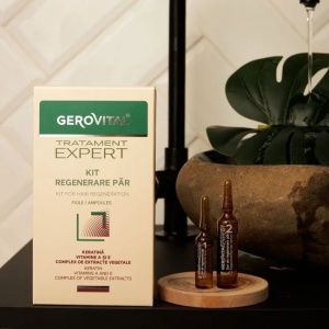 Kit regenerare par Tratament Expert, Gerovital, 10 fiole x 10 ml, 10 fiole x 5 ml