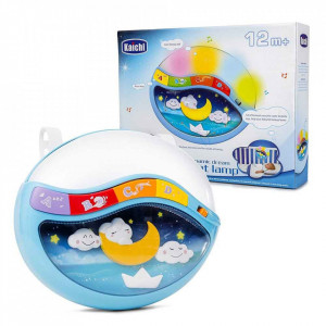 Lampa de veghe Albastra Little Angel cu muzica si lumini relaxante