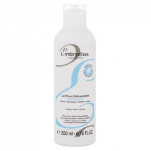 Lapte demachiant rezistent la apa Embryolisse Gentle Waterproof Milky, 200 ml