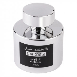 Lattafa Perfumes Confidential Platinum Apa de Parfum, Barbati, 100ml - Img 3