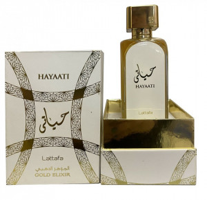 Lattafa Perfumes Hayaati Gold Elixir Apa de Parfum, Femei, 100ml