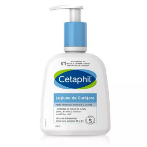 Lotiune de curatare pentru piele sensibila si uscata Cetaphil, 236 ml