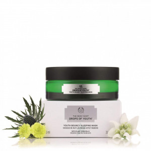 Masca de noapte The Body Shop Drops of Youth Bouncy, 90 ml