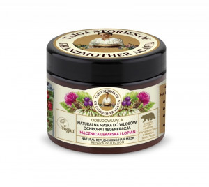 Masca de par naturala reparatoare cu Mesteacan si Strugurele Ursului, 300ml Bunica Agafia