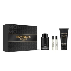 Mont Blanc Explorer Extreme, Parfum, Barbati, 100 ml + 2 x 7.5 ml si Gel de dus, 100 ml