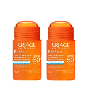 Pachet 2 x Stick invizibil pentru protectie solara cu SPF 50+ Bariesun, 18 g, Uriage