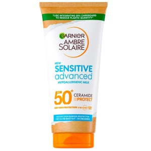 Pachet Garnier Ambre Solaire – Spray fata SPF 50 75 ml + Lapte protectie solara SPF 50 200 ml + Spray aftersun 200 ml.