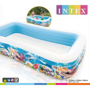 Piscina gonflabila pentru copii Intex Family, 305 x 183 x 56 cm