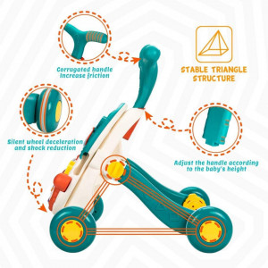 Premergator multifunctional cu centru de activitati si inaltime reglabila, functii