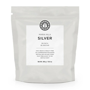 Pudră Oxidanta pentru Neutralizarea Tonurilor Galbene, Maria Nila Bleach Collection Silver, 450 g Refill