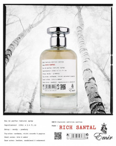 Parfum arabesc Rich Santal Factory Edition Emir Paris Corner, Apa de Parfum, Unisex, 100 ml
