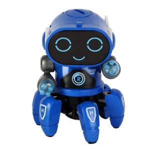 Robot iinteractiv Bot Pioneer cu sunete si lumini