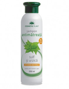 Sampon antimatreata cu sulf si urzica Cosmetic Plant