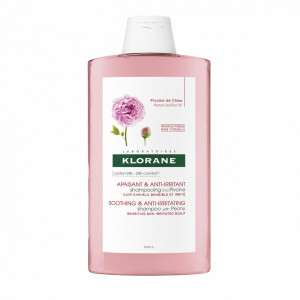Șampon cu extract de bujor pentru scalp sensibil și iritat, 400 ml, Klorane