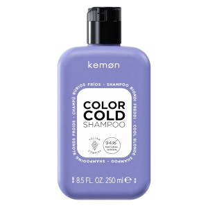 Sampon cu pigment violet pentru par blond Kemon Care Color Cold