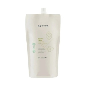 Sampon de Restructurare - Kemon Actyva Nuova Fibra Shampoo Pouch Bag, 500 ml