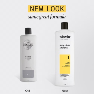 Sampon impotriva caderii parului Nioxin System 1 pentru par natural, 1000 ml