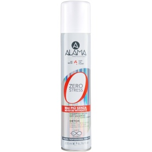 Sampon uscat cu carbune activ ALAMA, Zero Stress, 200 ML
