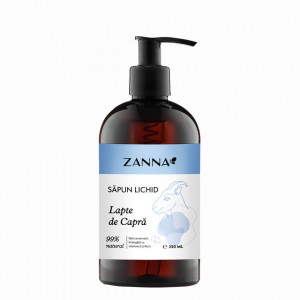 Sapun lichid Lapte de capra, 350ml Zanna