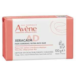 Sapun solid relipidant pentru igiena pielii uscate predispusa la dermatita atopica sau prurit XeraCalm A.D., Avene