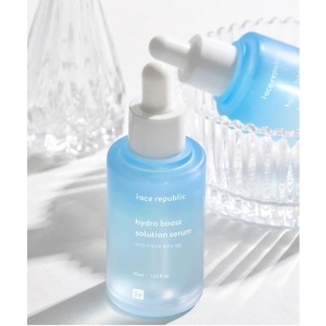 Ser facial hidratant si revitalizant cu 11 tipuri de acid hialuronic Face Republic, Hydro Boost Solution, 45 ml