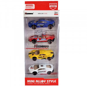 Set 4 masinute de raliu - Mini Alloy Style - Img 3