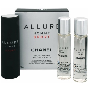 Set Apa de toaleta Chanel Allure Homme Sport, Barbati, Apa de Toaleta