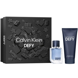 Set cadou Calvin Klein Defy, Barbati, Apa de Toaleta 50 m + Gel de Dus, 100 ml