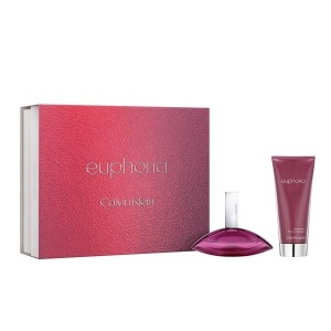 Set Cadou Calvin Klein Euphoria, Femei, Apa de Parfum. 50 ml + Lotiune de corp, 100 ml