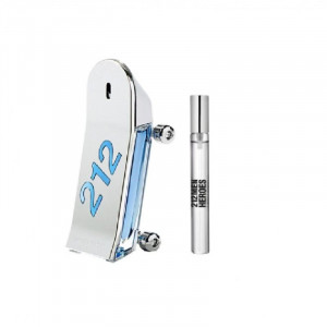 Set Cadou Carolina Herrera, 212 Men Heroes, 90 ml Apa de Toaleta + 10 ml Apa de Toaleta