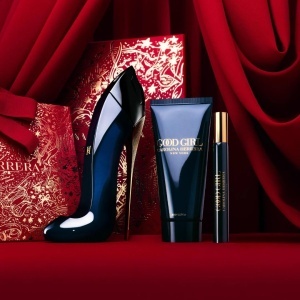 Set Cadou Carolina Herrera Good Girl, 80 ml Apa de parfum + 100 ml Lotiune de corp + 10 ml, Apa de Parfum