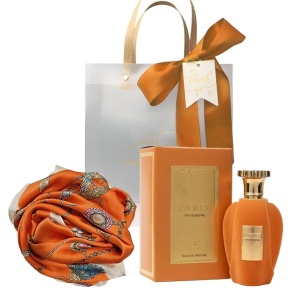 Set cadou Emir Paris Corner Voux Patisserie, Apa de Parfum, Unisex, 100 ml + esarfa satinata