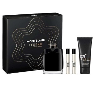 Set cadou Mont Blanc Legend Man Apa de Parfum, 100 ml + Gel de dus, 100 ml + Apa de Parfum, 2 x 7,5 ml
