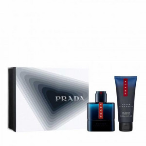 Set cadou Prada Luna Rossa Ocean, Barbati, 50 ml Apa de Toaleta + 100 ml Gel de Dus