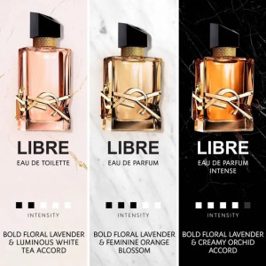 Set cadou Yves Saint Laurent Miniatures Libre Apa de Parfum, 7,5 ml + Libre Intense Apa de Parfum 7,5 ml + Libre Apa de Toaleta 2 x 7,5 ml - Img 3